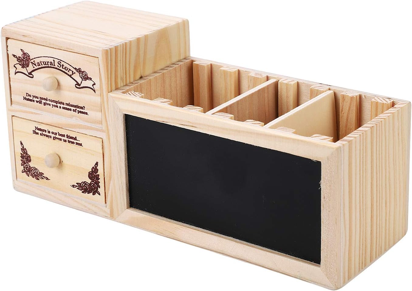 Petites Fournitures Boite De Rangement En Bois Pot A Crayon Diy Organisateur De Bureau Multifonctionnel Porte Stylo Avec Tiroir Tableau Noir Fourniture Bureau Cadeau Anniversaire Fournitures De Bureau Groupisd Com