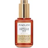 Findley All-in-One Face Serum with Vitamin C and Hyaluronic Acid - Hydrating & Anti-Aging | Promotes Youthful, Radiant Skin | Reduces Fine Lines & Wrinkles (2 Fl Oz)
