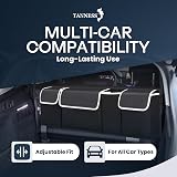 TANNESS Car Boot Seat Organiser with Adjustable Straps Medium Large 90x12x25cm view 5