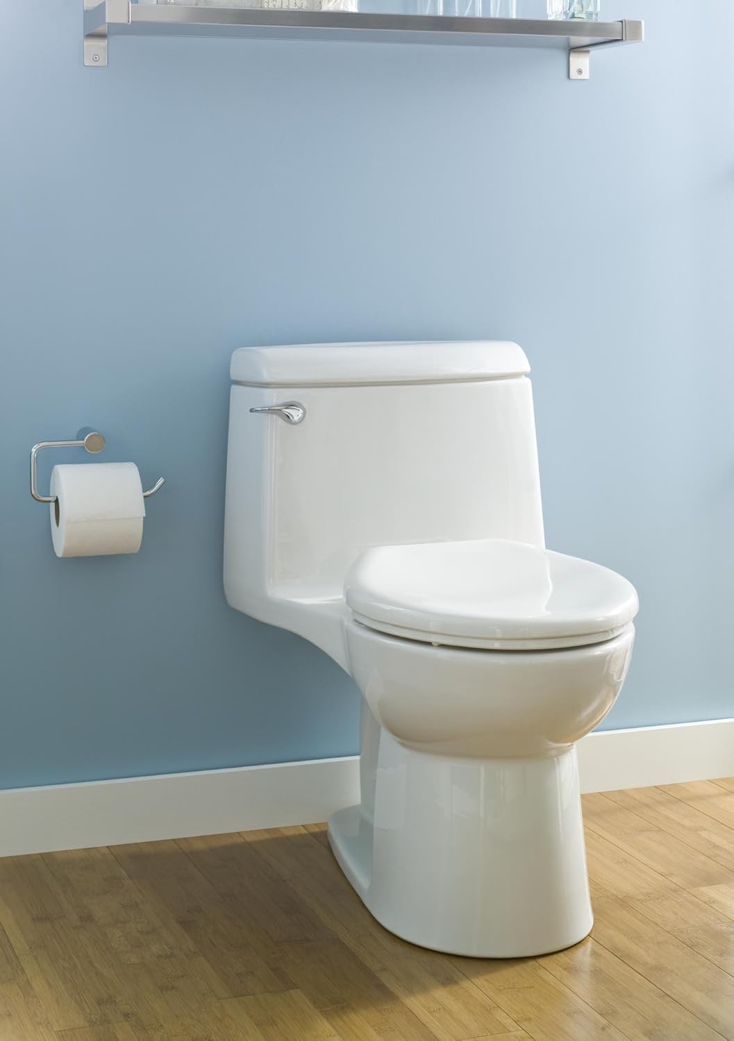 American Standard 2034314.222 Champion-4 Right Height One-Piece Elongated Toilet, Linen - - 