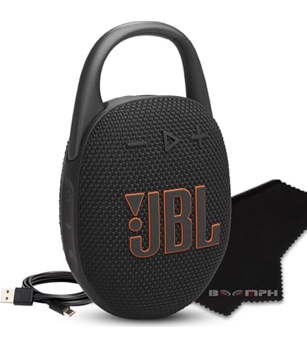 Amazon.com: JBL Clip 4 Portable Bluetooth Speaker (Black/Orange) +