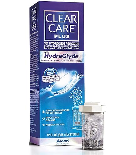KIRA CLEAR WASH & DOUBLE CLEAN セット Amazon.com: Clear Care Cleaning Solution with Lens Case, Twin Pack