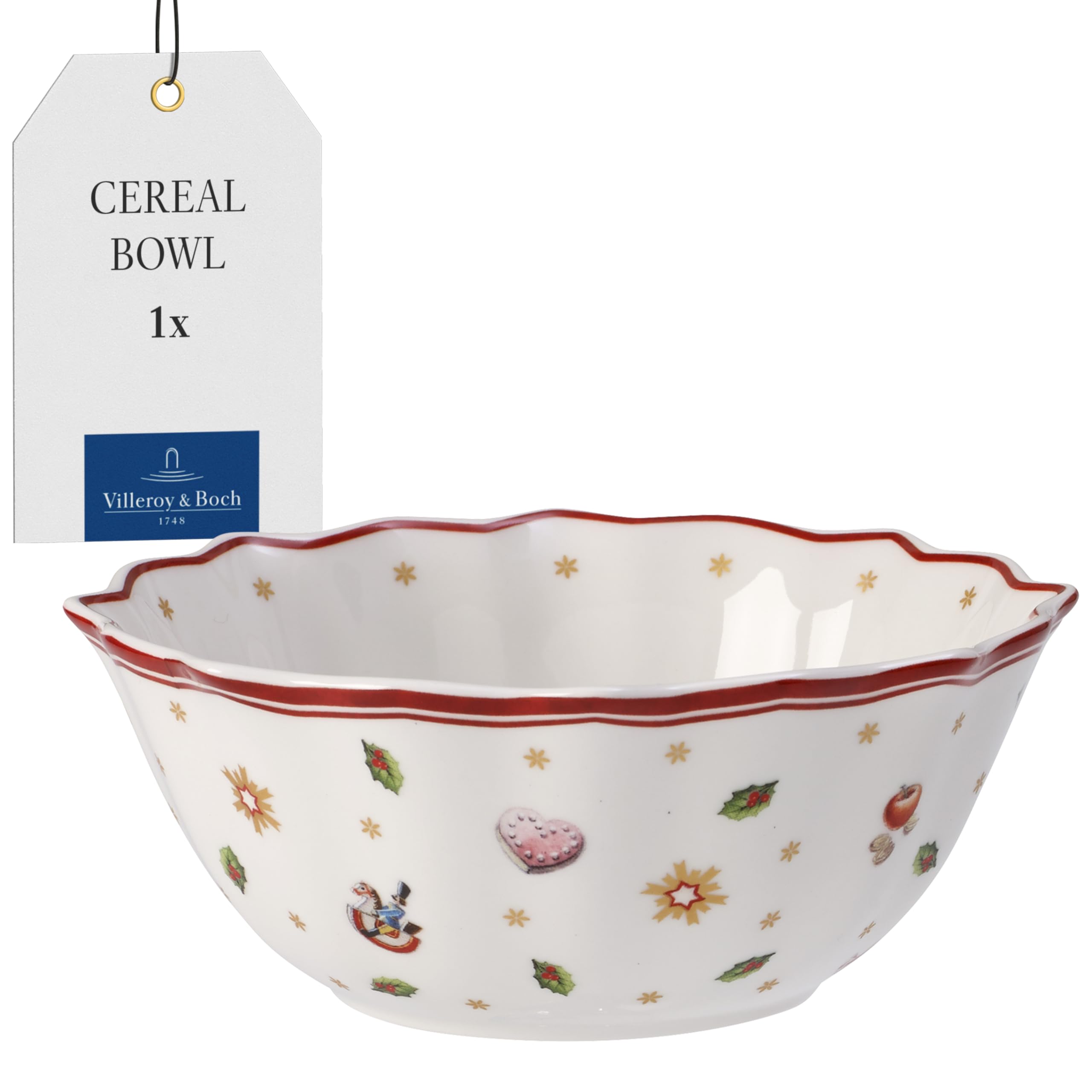 Villeroy & Boch 14-8585-1902 Toy's Delight, Porcelain Bowl, Small, Pack of 1, White/Colourful