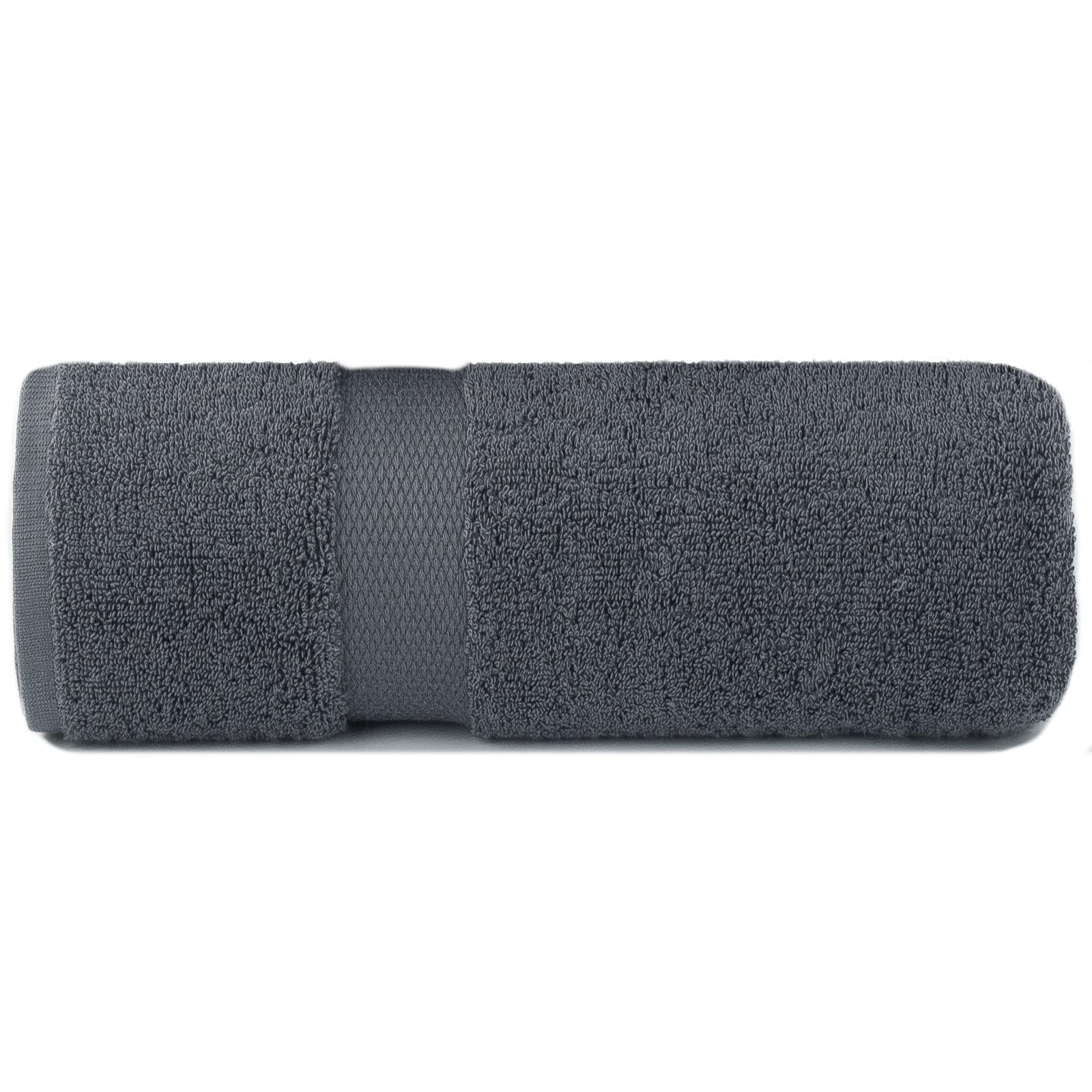 Sue Rossi 100% Egyptian Combed Cotton Bath Towels, Very Soft, Plush, fluffy & Absorbent, Quick Dry 600gsm Thick Bathroom, Shower or Guest Room, 70cm x 125cm. (Dark Grey, Cotton)