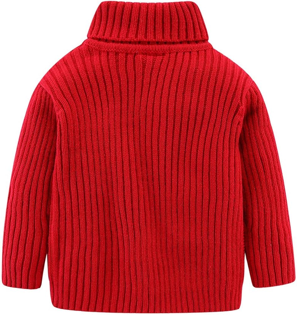 Mud Kingdom Kids Sweaters Unisex Turtleneck Lightweight: Clothing