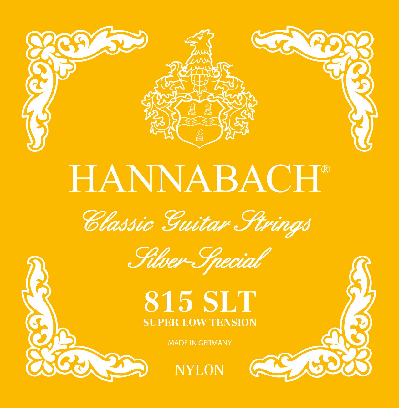 Hannabach 652774 Series 815 Silver Special ProfiPack for Classic Guitar Super Low Tension String Set - Yellow