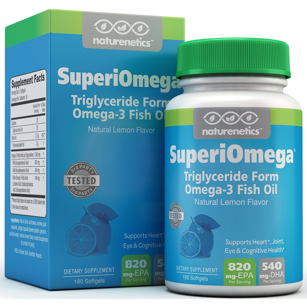 SuperiOmega, Triglyceride Omega3 Fish Oil by