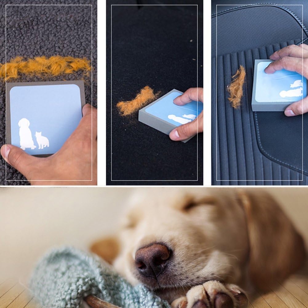 FORUMALL Pet Brush, Fabric | Easy To Carry | Intimate Protection Pet Dog's And Cat's Hair Cleaning Brush