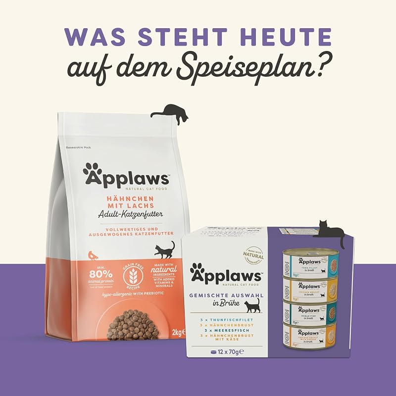 100% natürlicher, getreidefreier, cremiger, leckbarer Snack für Katzen und Kätzchen, 32 x 15g Sachets