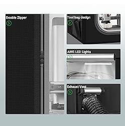 3D Printer Enclosure for Bambu Lab A1 Combo,Large