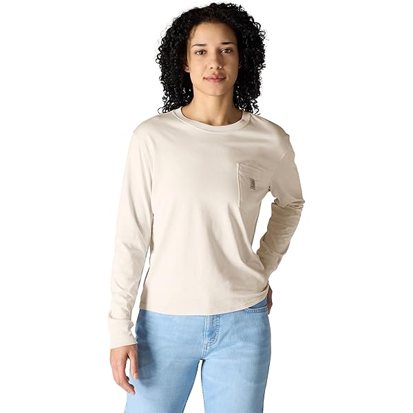 Toad&Co Women's Boundless Jersey Long Sleeve Tee, Campfire Stripe