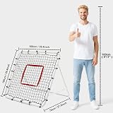 Amazing Tour Football Rebounder - Adjustable Steel Frame Net Trainer view 7