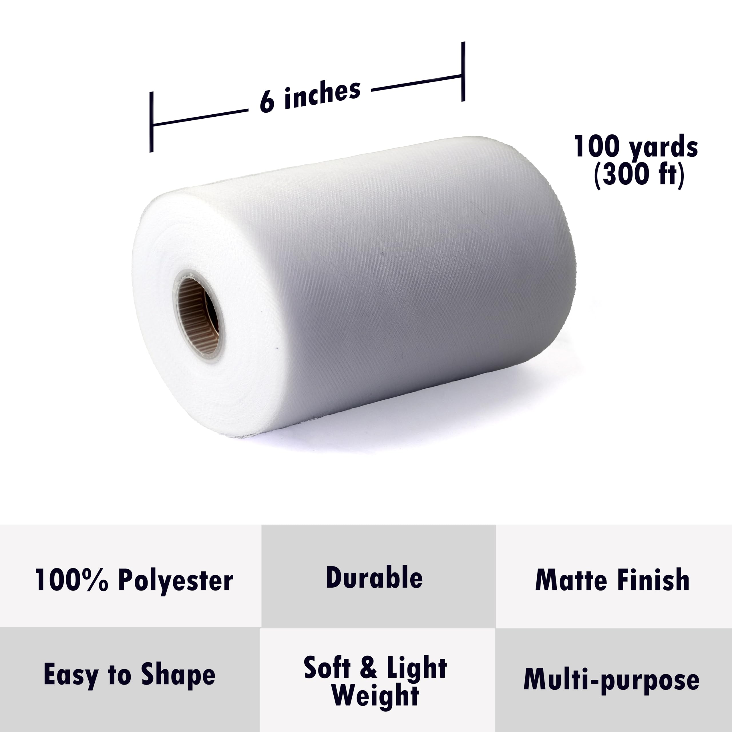 Craft And Party, Tulle Fabric Roll 6