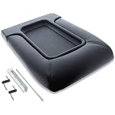 EcoAuto Center Console Lid Replacement Kit for 99-07 Silverado, Avalanche, Suburban, Sierra, Yukon - Replaces OEM 19127364, 19127365, 19127366 (Dark Gray)