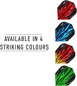 Harrows Fire Dart Flights 5 Sets 15 Flights 100 Micron Green UK Made view 4