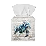 Talayituse Turtle Wood Paint Splatter Print Tissue