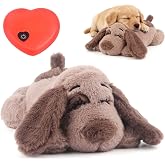 BEVERLYSHARK Beverly Shark Puppy Heartbeat Toy Dog Anxiety Relief Calming Aid Puppy Heartbeat Stuffed Animal Behavioral Training Sleep Aid Comfort Soother Plush Toy for Puppies Cats