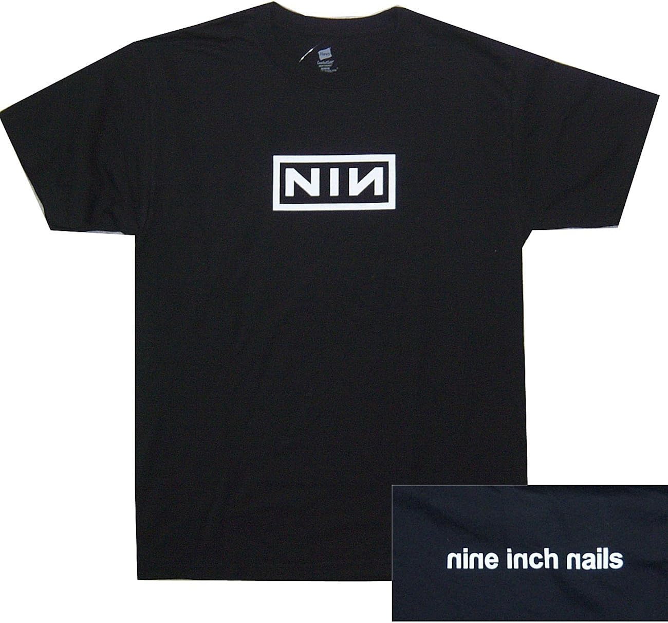 Nine Inch Nails "Classic Logo" Black TShirt New Adult Clothing