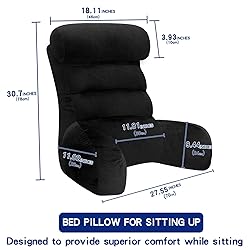 Tinuniyaa Back Pillow for Bed Sitting Up, Reading