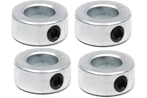 1 Inch Shaft Collar 4PCS Split Clamp-On Bore Bore Oxide Set Screw Diy