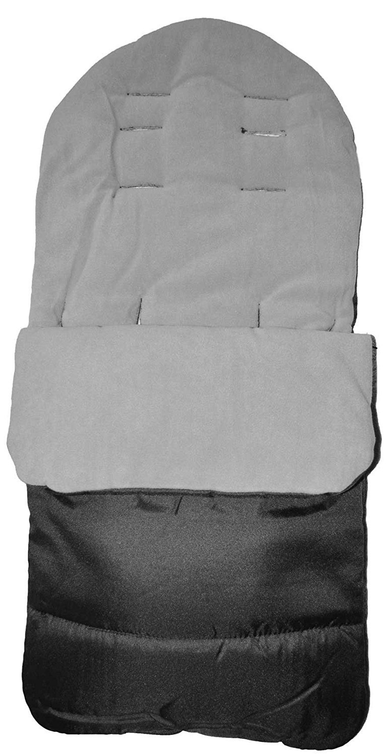 Universal Footmuff Cosy Toes Fits All Pushchair/Buggy/Stroller Dolphin Grey