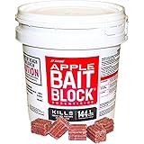 JT Eaton 709-AP Bait Block Rodenticide Anticoagulant Bait, Apple Flavor, for Mice and Rats (Pail of 144)