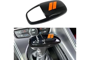 REMOCH Gear Shift Knob Head Cover Trim for Dodge Charger Challenger Durango 2015-2021 2022 2023 2024 Accessories ABS Interior