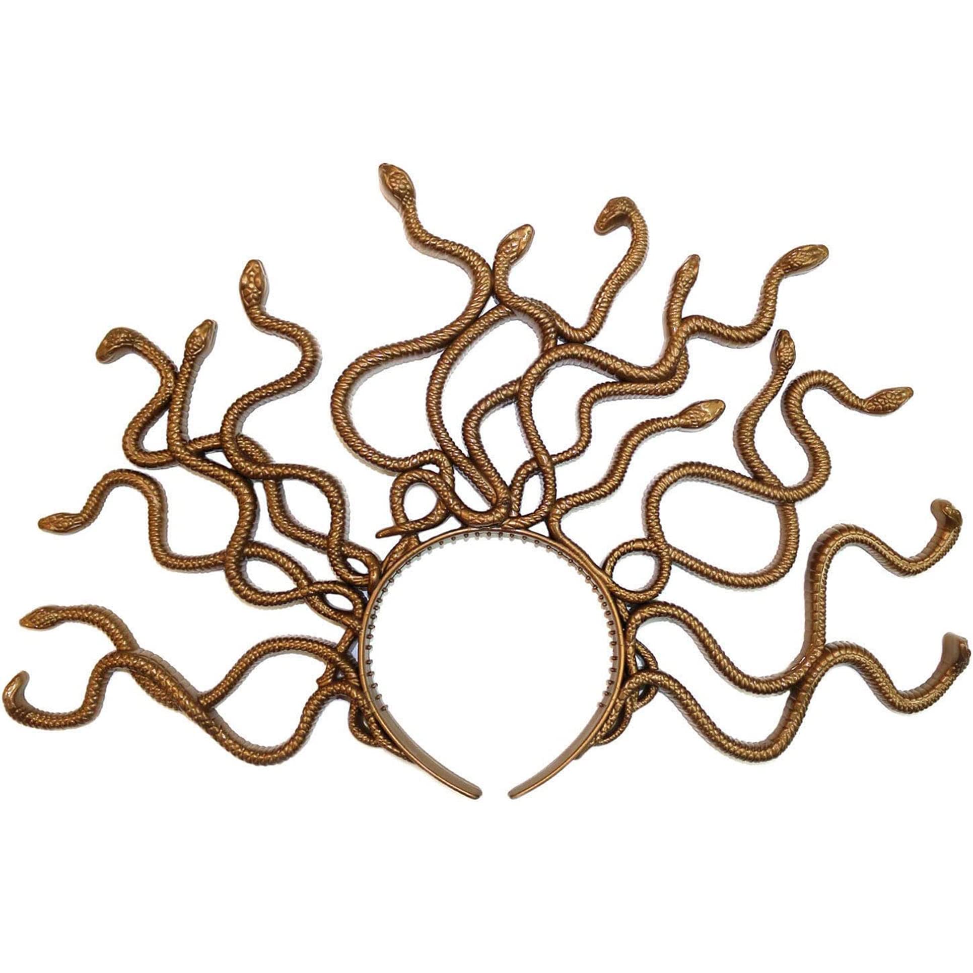 Pohotobooth Props Ltd A Mythical Medusa Snake Plastic Headband - one set