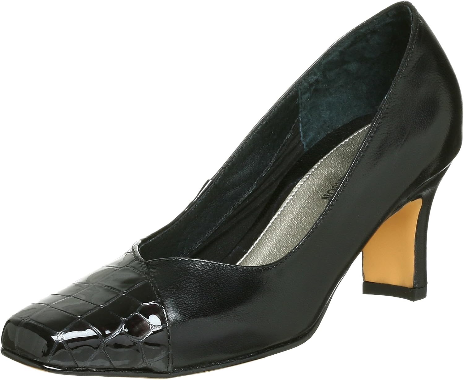 black and white snakeskin heels