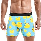 JOCKLAND Mens Funny Boxer briefs Hilarious Gag Gifts, Mens Novelty Underwear Boxer Briefs No Fly