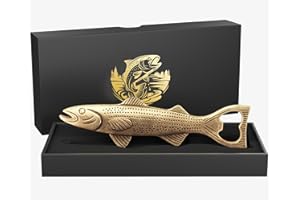 Unique Fishing Gifts for Men, Vintage Beer Bottle Opener Fathers Day Birthday Christmas Valentine Gift for Him Dad Husband Gr