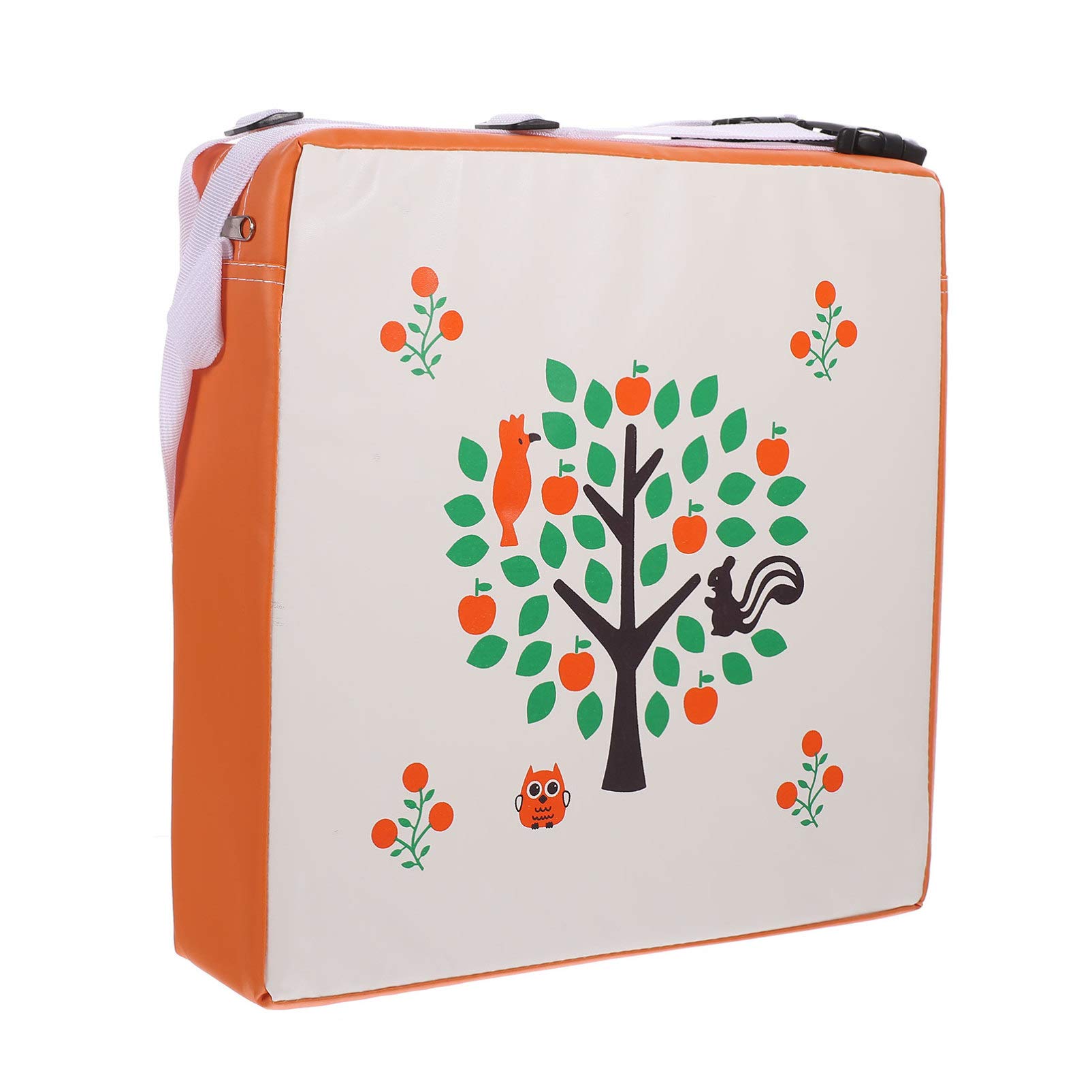 NUOBESTY Dining Chair Booster Cushion with Buckle Kids Dining Seat Pad Chair Increasing Cushion Washable Thick Chair Seat Pad for Toddlers Kids Baby Infants