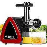Aobosi Slow Masticating juicer Extractor, Cold Press Juicer Machine, Quiet Motor, Reverse Function, High Nutrient Fruit and V
