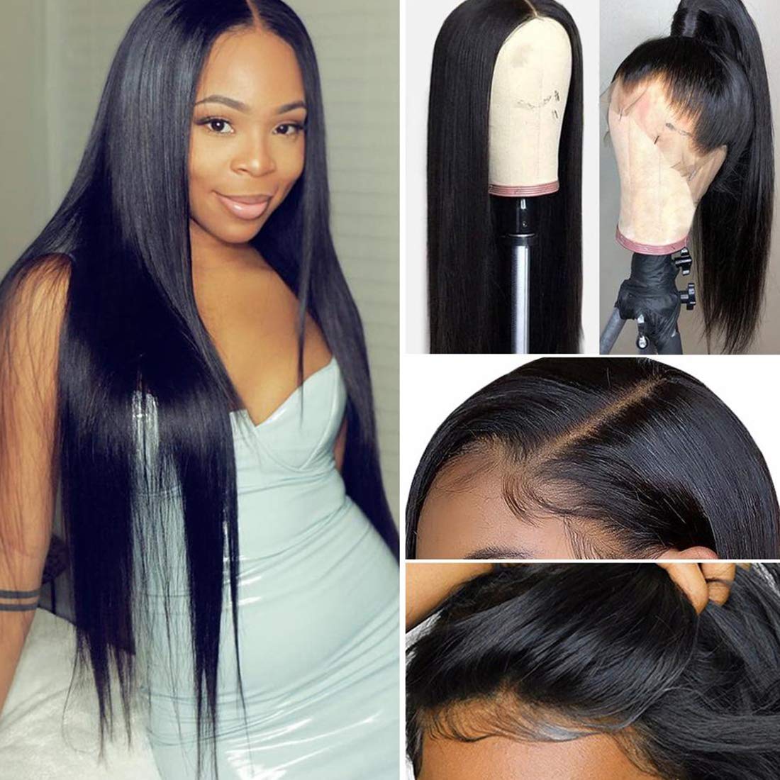 360 human hair lace wigs