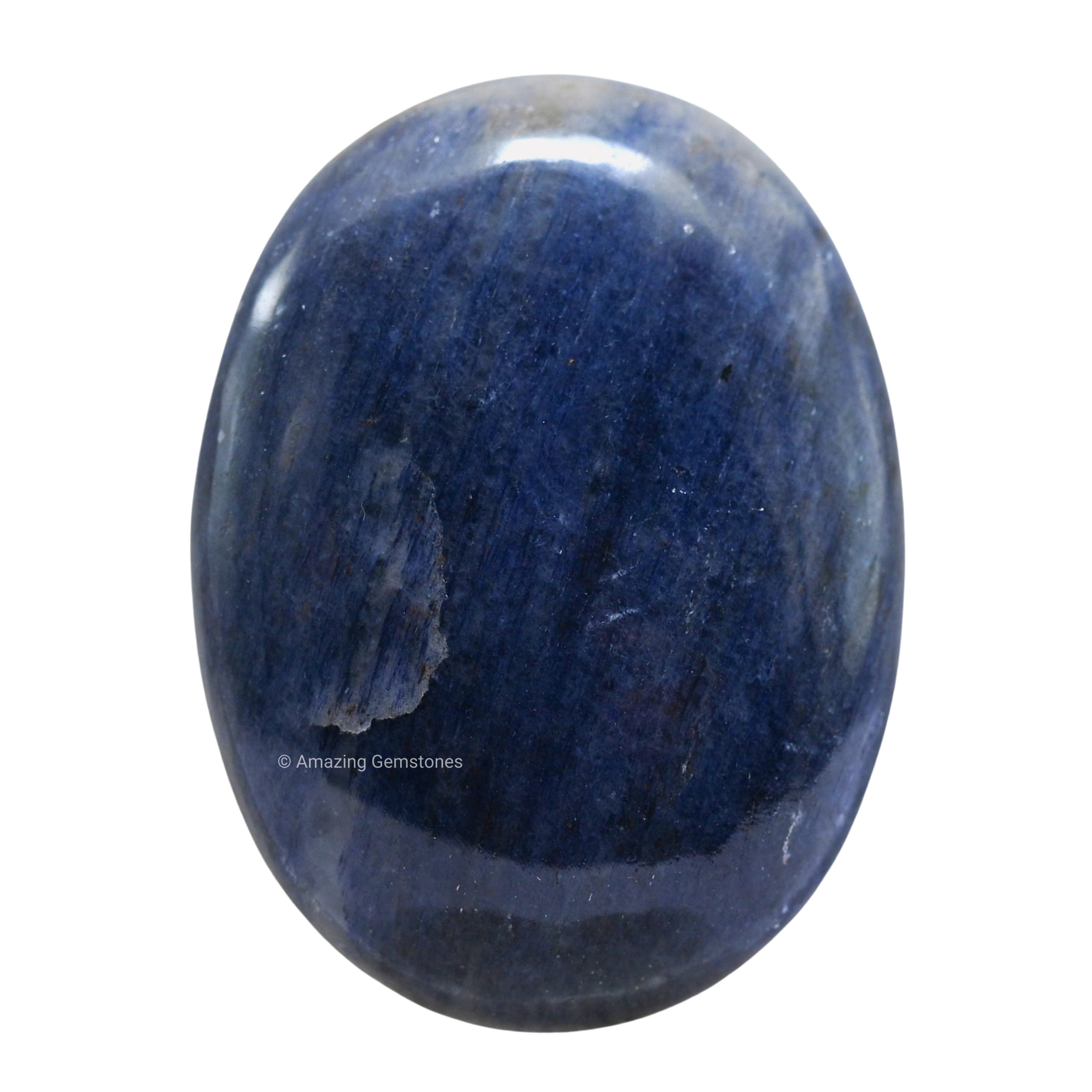 Blue Aventurine Crystals and Healing Stones - Large Palm Stone Crystals Piedra - Crystal for Good Luck, Positive Energy, Meditation - Unique Stocking Stuffers and Birthday Gifts for Women, Men