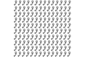 HDHAODA 1/2-Inch Liquid Tight Connector 90-Degree, for PVC Electrical Flexible Conduit Fittings NPT Non-Metallic Connectors, for Home Outdoor Tubes Tools, UL Listed, Grey, 140-Pack