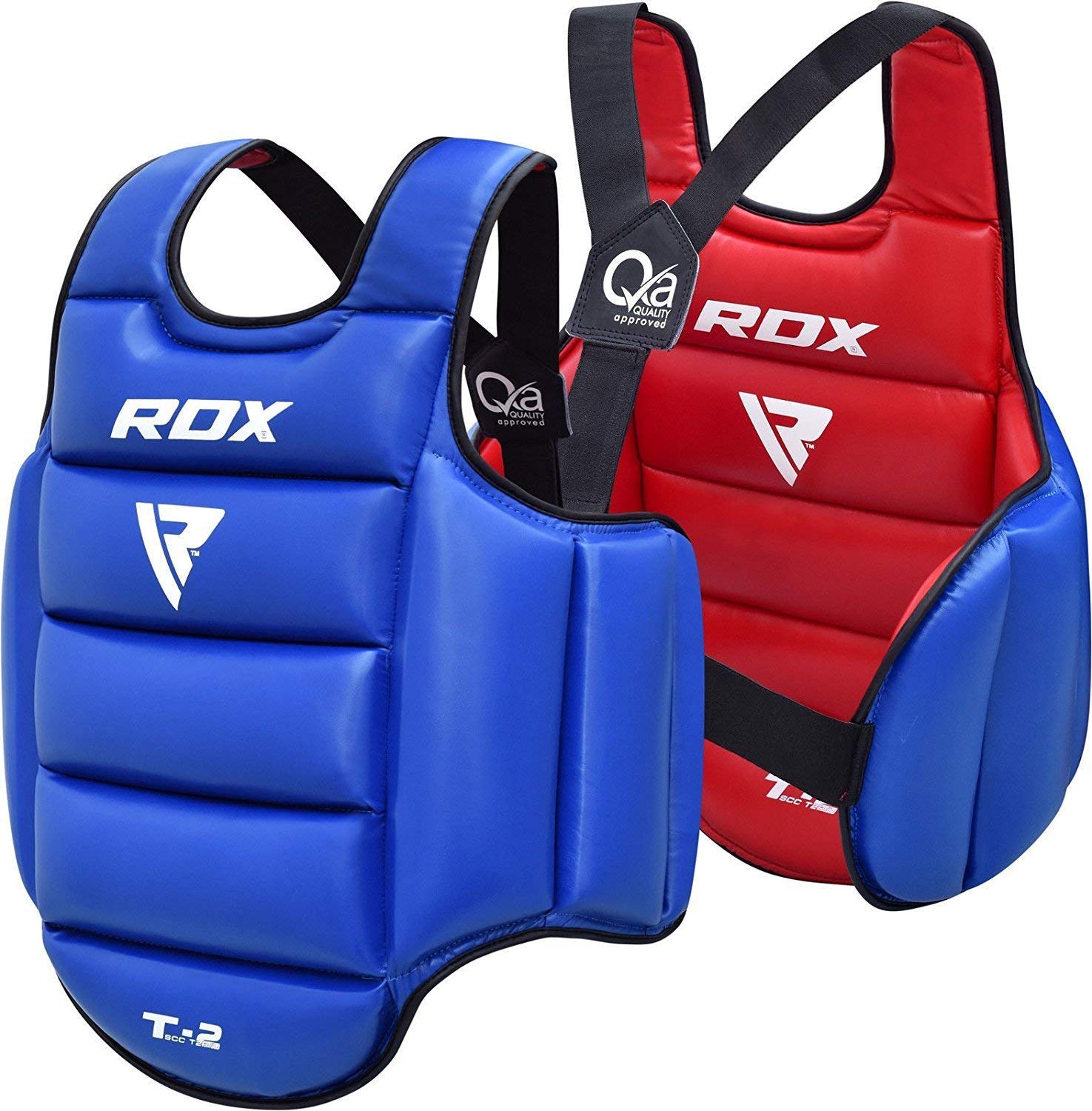 RDX TKD Chest Guard Boxing MMA Body Protector Martial Arts WTF Reversible Rib Shield Armour