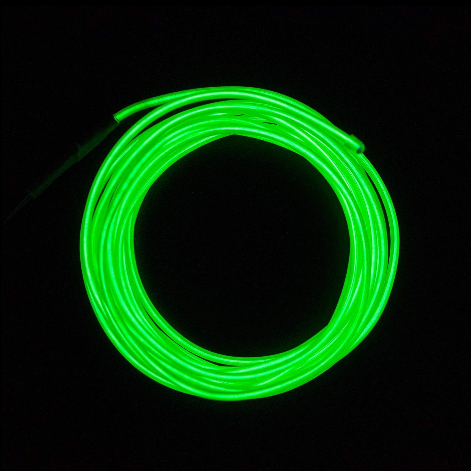 Covvy Neon Glowing Strobing Electroluminescent Light Super Bright Battery Operated EL Wire Cable for Cosplay Dress Festival Halloween Christmas Party Carnival Decoration (9FT - Image 3