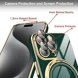 Tnarru Green for iPhone 15 Pro Max Case with
