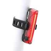 CECO USA 80 Lumen USB Rechargeable Bike Tail Light - Super Wide Bright Model TC80 Bicycle Rear Light - IP67 Waterproof, FL-1 Impact Resistant - COB LED Red Safety Light - Pro Grade Quality