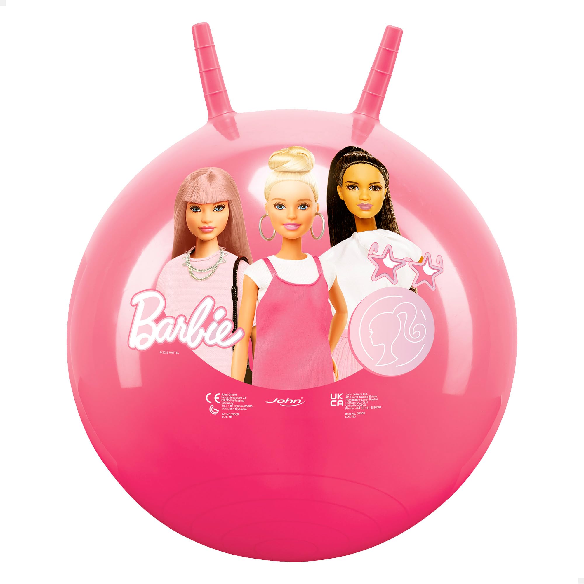 Barbie, hopper ball, diameter 45-50 cm, pink