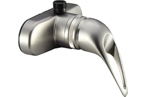 Dura Faucet Single Lever RV Shower Faucet Valve Diverter for Recreational Vehicle, Motor Home, Travel Trailer, Camper, Fifth (5th) Wheel, Towable (Brushed Satin Nickel)
