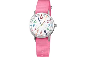 ITOOZYNN Kids Watch for Girls and Boys,for Children's Toddler Learning Time and Easy to Read Time, Analog Watch for Boys and Girls Ages3~11