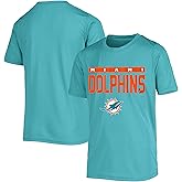 NFL Kids Youth 8-20 Blitz Team Color Polyester Primary Logo Short Sleeve Official Football T-Shirt