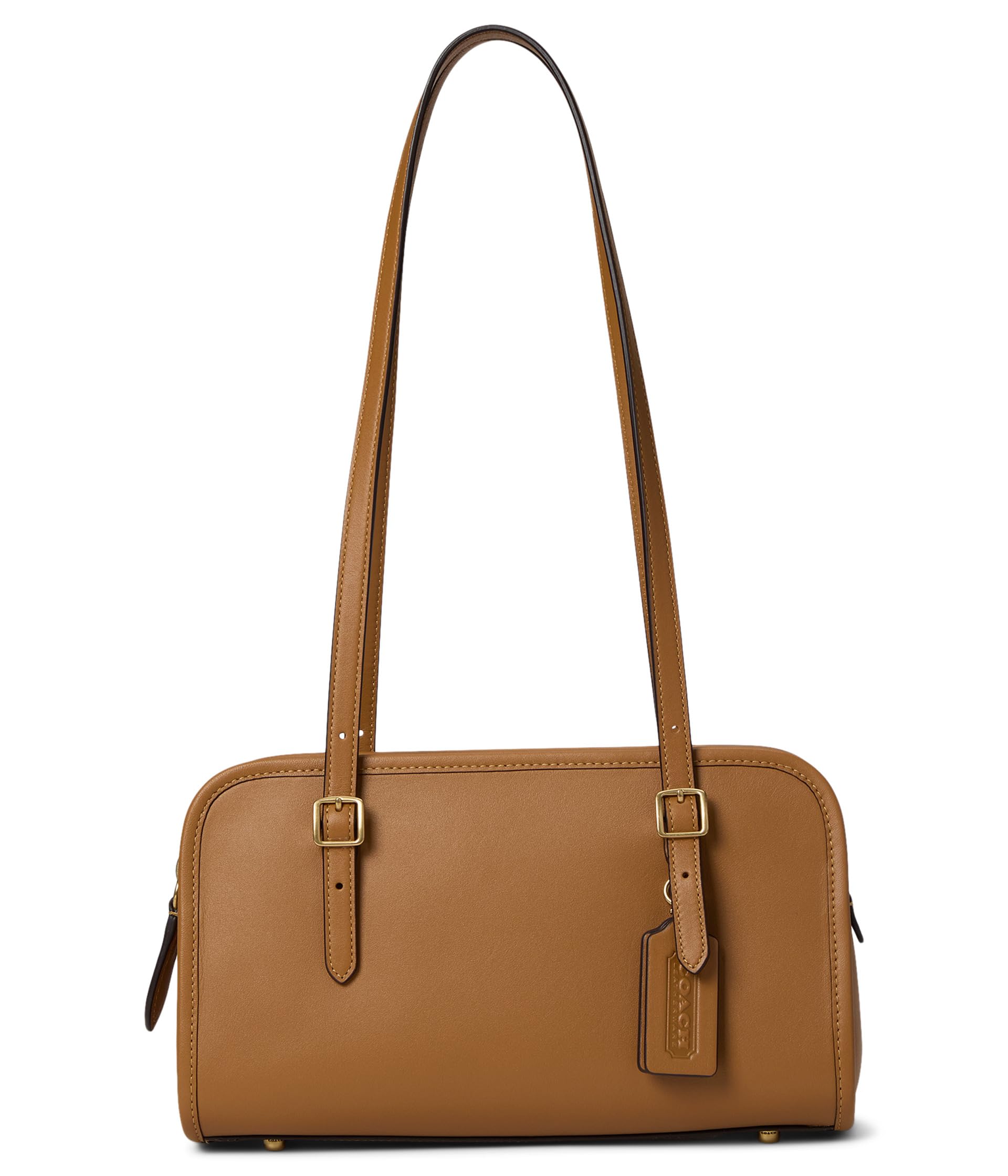 Photo 1 of COACH, Women's, The Originals Glovetanned Leather Swing Zip, Honey Brown, One Size