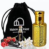 Elixir Femme Perfume Oil 12 mL – Seductive Fruity Floral with Red Berries Jasmine and Vanilla. Alcohol Free Long Lasting Oil, Compliment Magnet