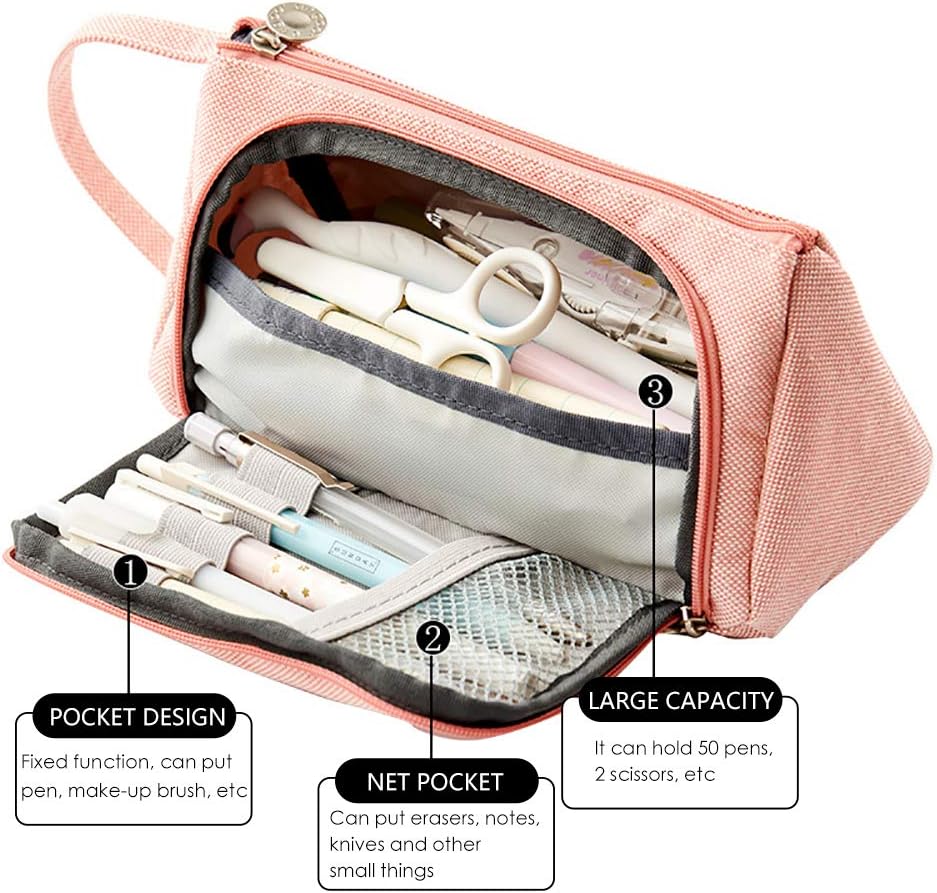 Estuches escolares Estuche Escolar Niña Blanco Yigou Multifuncional