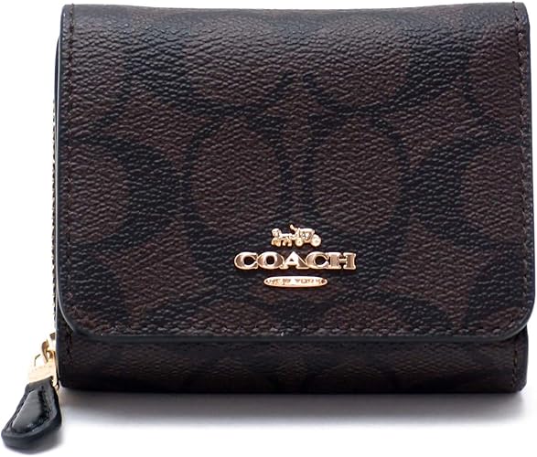 Amazon コーチ Coach 財布 三つ折り 財布 レディース レザー シグネチャー imaa8 アウトレット品 並行輸入品 財布