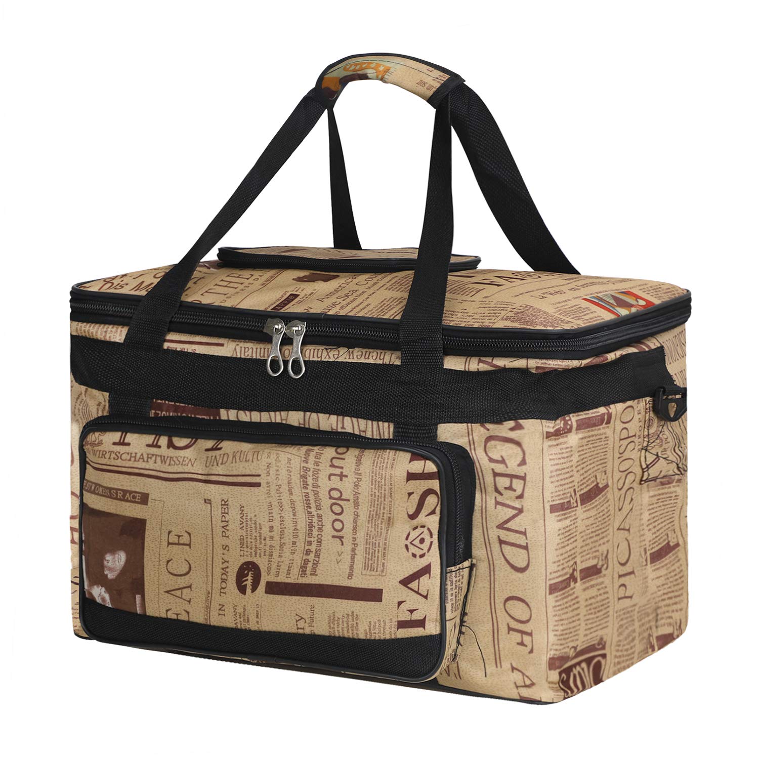 IPENNY Large Art Storage Bag Waterproof Premium Heavy Duty Spacious Carry Tote Bag Drawing Tool Organizer with Handle Shoulder Strap for Palette Paints Brushes Pencil Sketchbook — image 1