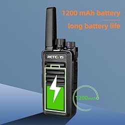 Retevis RT68 Two Way Radios with Earpiece, Heavy